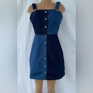 Derek Heart Denim Blue Mini Dress